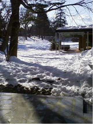 軽井沢の雪景色